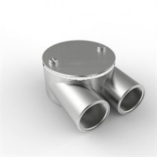 Stainless Steel Conduit Box - U Box (2-way) 20mm